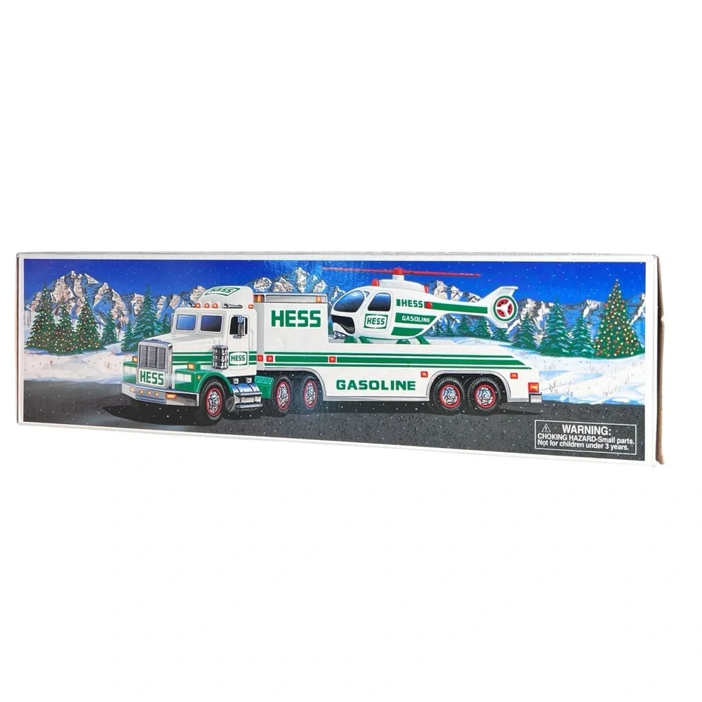 Hess Vintage 1995 Toy Truck and Helicopter‎ Collectible 90s